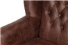 SILLON PU MARRON PATAS MADERA REF-800102