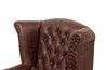 SILLON PU MARRON PATAS MADERA REF-800102