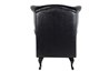 SILLON PU NEGRO PATAS MADERA REF-800103