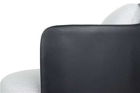 SILLON METAL PU TEXTIL TULSA REF-902033