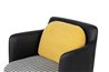 SILLON METAL PU TEXTIL VELVET TULSA REF-902034