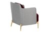 SILLON METAL TEXTIL VELVET TULSA REF-902038