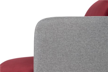 SILLON METAL TEXTIL VELVET TULSA REF-902038