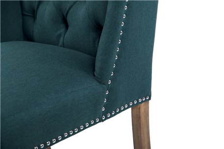 SILLA LINO CAPITONE VERDE NELSON REF-914009