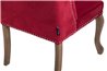 SILLA VELVET CAPITONE ROJO NELSON REF-914010