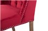 SILLA VELVET CAPITONE ROJO NELSON REF-914010