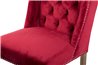 SILLA VELVET CAPITONE ROJO NELSON REF-914010