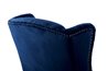 SILLA VELVET CAPITONE AZUL NELSON REF-914011