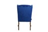 SILLA VELVET CAPITONE AZUL NELSON REF-914011