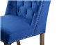 SILLA VELVET CAPITONE AZUL NELSON REF-914011