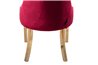 SILLA VELVET CAPITONE ROJO ALBANY REF-914018