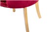 SILLA VELVET CAPITONE ROJO ALBANY REF-914018