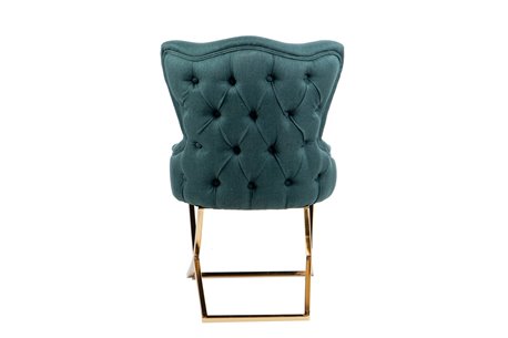 SILLA LINO CAPITONE VERDE BRUNY REF-914023