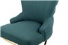 SILLA LINO CAPITONE VERDE BRUNY REF-914023