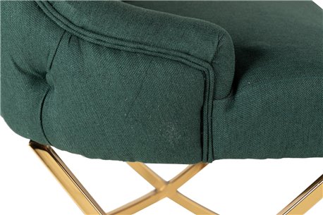 SILLA LINO CAPITONE VERDE BRUNY REF-914023