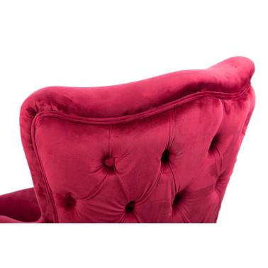 CHAISE CAPITONE EN VELOURS...