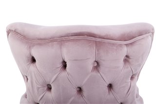 SILLA VELVET CAPITONE ROSA BRUNY REF-914026