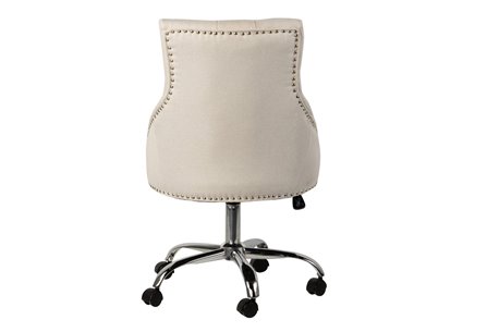 SILLA GIRATORIA LINO CAPITONE BEIGE RENO REF-914035