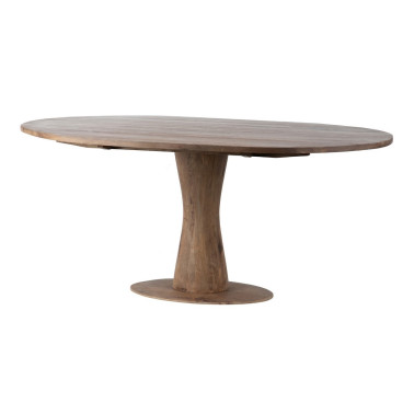 MESA COMEDOR OVAL MADERA SLAGELSE REF-929003