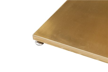 MESA COMEDOR METAL-CRISTAL PENZA REF-937019