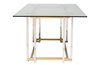 MESA COMEDOR INOX-CRISTAL KAZAN REF-937007