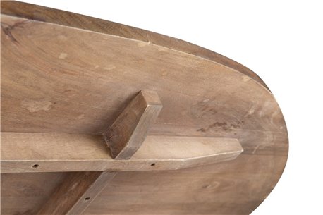 MESA COMEDOR OVAL MADERA SLAGELSE REF-929003