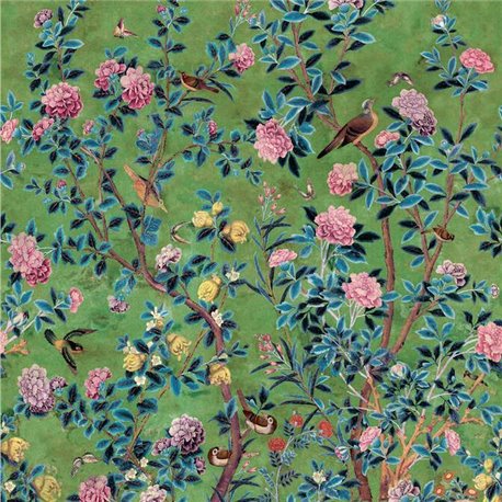 Jardin Bloom Mural Green TM13669