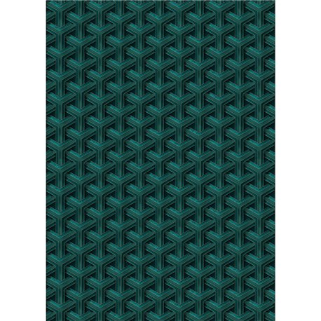 HEX WEAVE DARK EMERALD