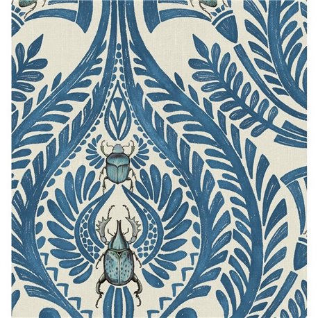 The Great Damask Azure Blue BMHD002-11A