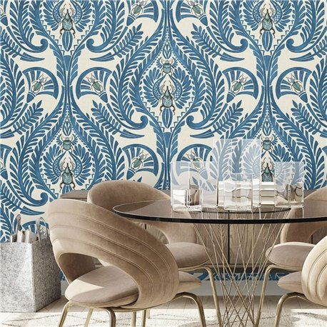 The Great Damask Azure Blue BMHD002-11A