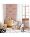 LEOPARD WALLPAPER - LEOPARD - DUSTY PINK