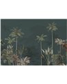 JUNGLE WALLPAPER - TROPICAL WILDERNESS - DARK