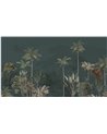 JUNGLE WALLPAPER - TROPICAL WILDERNESS - DARK