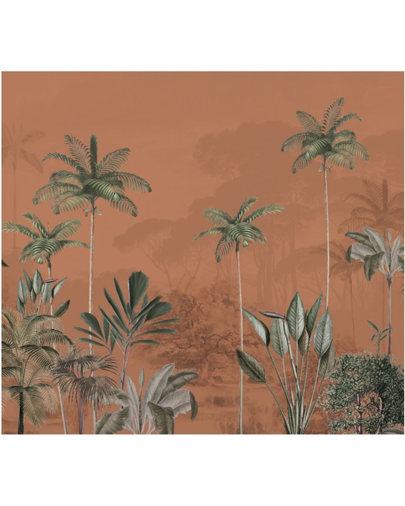 JUNGLE WALLPAPER - TROPICAL WILDERNESS - GINGER