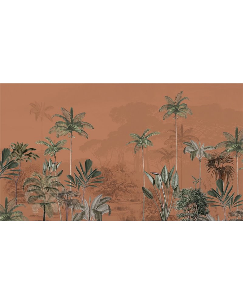 JUNGLE WALLPAPER - TROPICAL WILDERNESS - GINGER