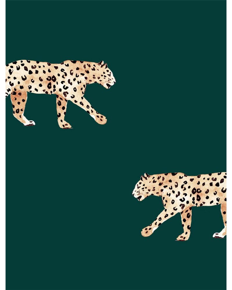 LEOPARD WALLPAPER - LEOPARD - GREEN