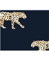 LEOPARD WALLPAPER - LEOPARD - NAVY BLUE