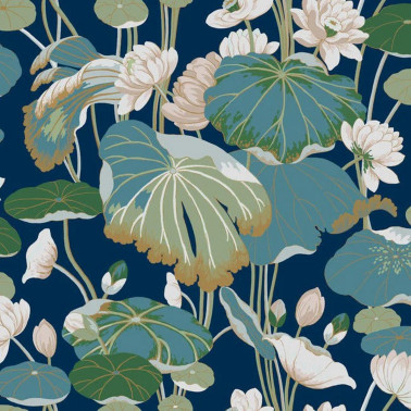 Lotus Pond Indigo Gold GO8295