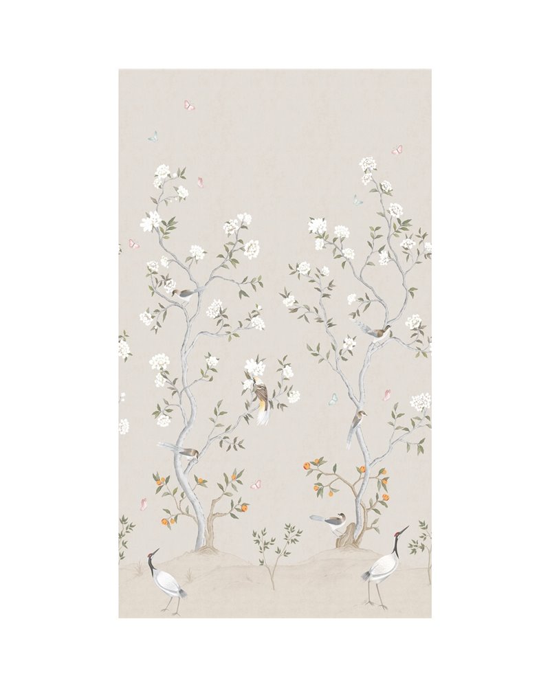 Chinoiserie Mural Beige 1911-2