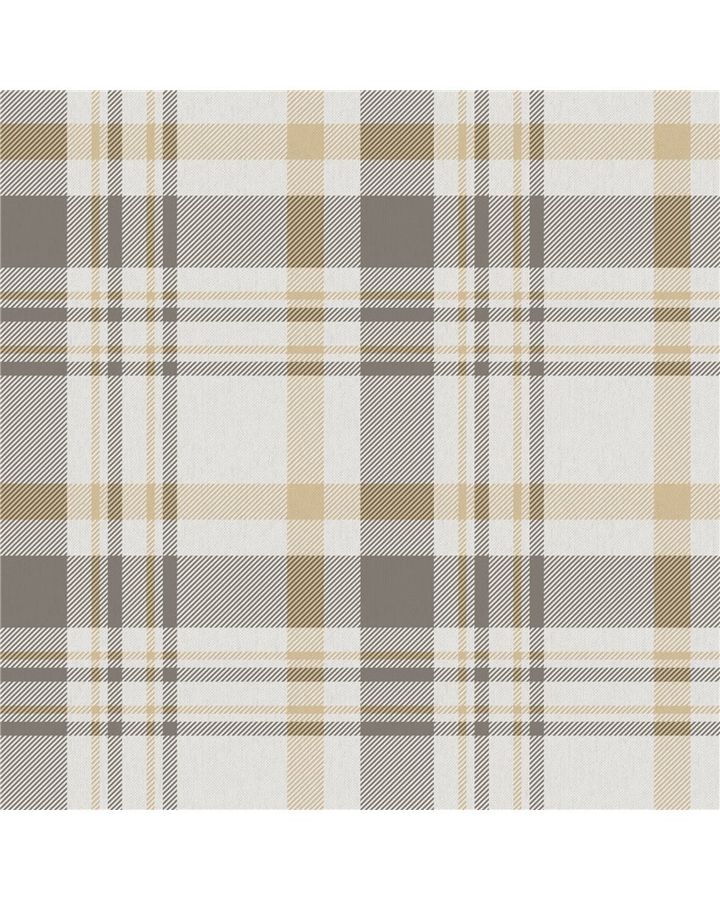 Plaid Grey Ocher 1906-3