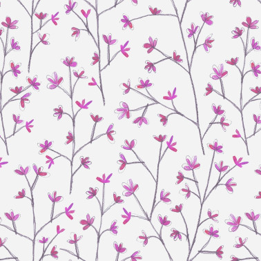 Ophelia Fuchsia Linen