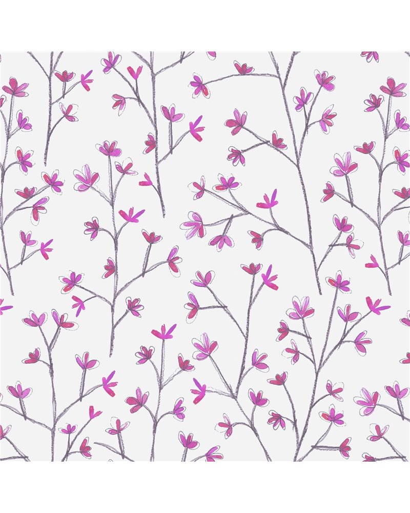 Ophelia Fuchsia Linen