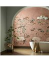 Kyoto Blossom Sandstone Pink Wall Mural 2311-174-04