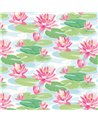 Waterlily Sky & Rose IKA50101W