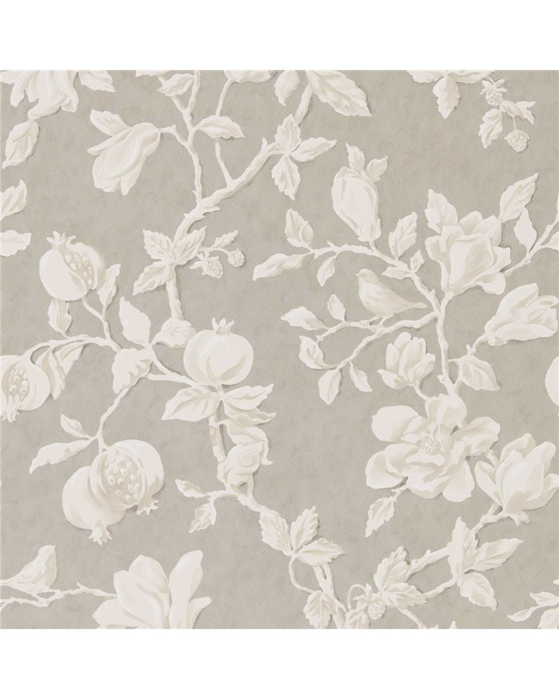 Magnolia and Pomegranate Silver Linen DWOW215722