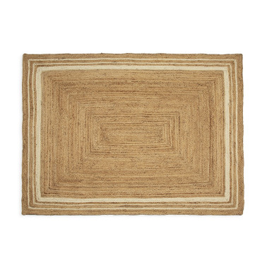 TAPIS 200X250 JUTE NATUREL/BLANC REF.-80938-00