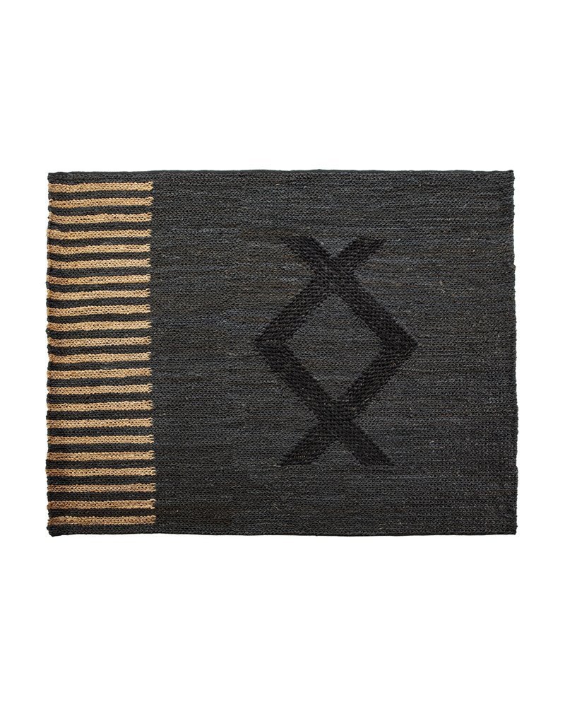 RUG 200X250 JUTE BLACK/NATURAL REF.-82000-00