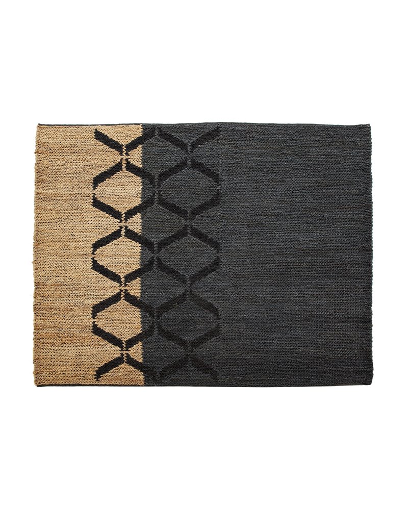 ALFOMBRA 200X250 YUTE NEGRO/NATURAL REF.-82002-00