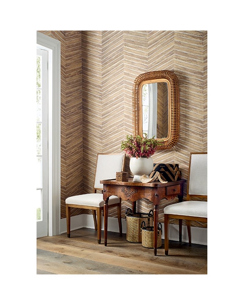 Wood Herringbone Oyster T14569