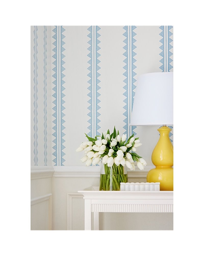 Agave Stripe French Blue T16228